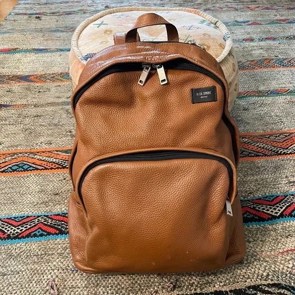 Jack spade deals leather backpack